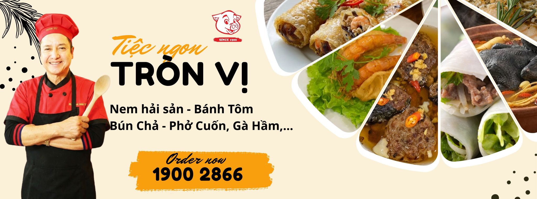 Menu siêu đa dạng món ăn